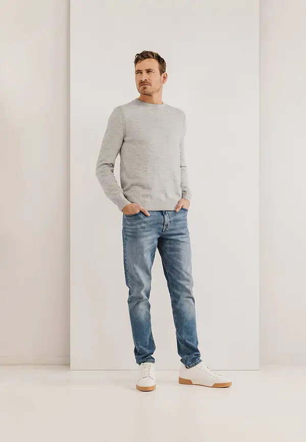 State Of Art Trui Met Gemêleerd Dessin Kit Uni