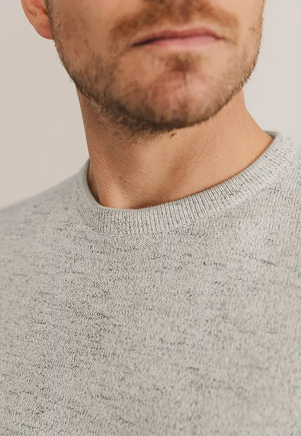 State Of Art Trui Met Gemêleerd Dessin Kit Uni