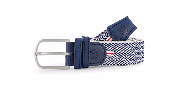 state of art Stockholm La Boucle riem wit/donkerblauw