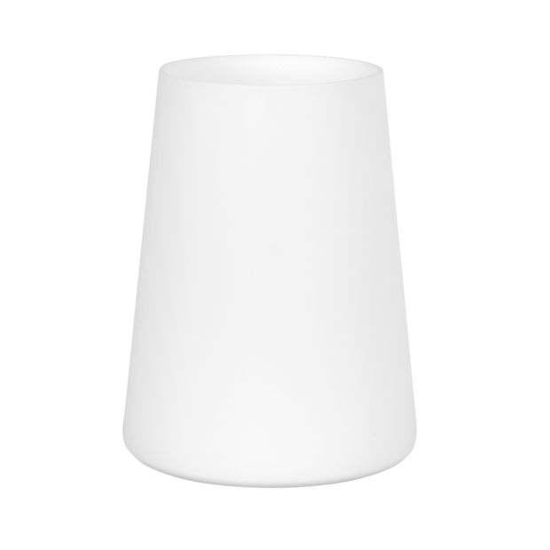 steinhauer Glas I15256S – Wit mat glas Ø15/10 x 19 cm