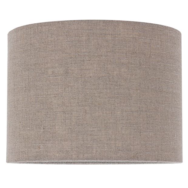 steinhauer Grijs grof linnen lampenkap K3084RS Ø 20cm met E27 support