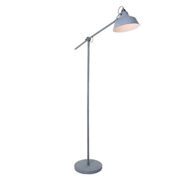 steinhauer Grijze vloerlamp Nove 1322GR met E27 fitting