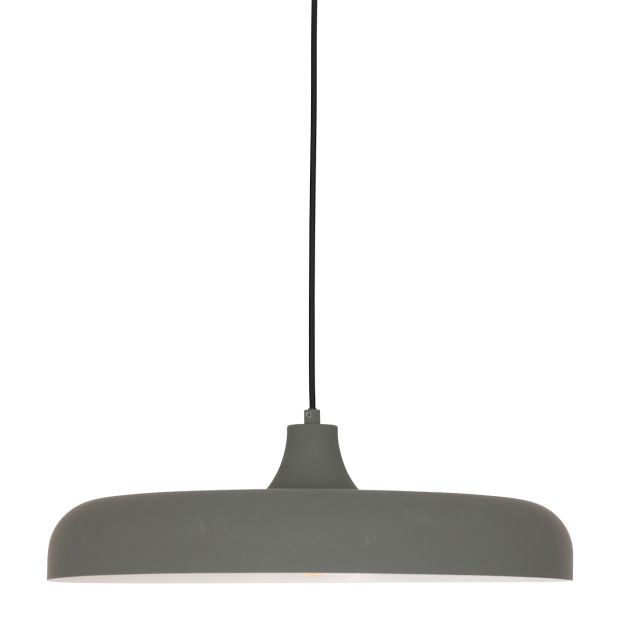 steinhauer Hanglamp Krisip 2677GR Grijs met E27 fitting aan strijkijzer snoer