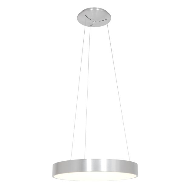 steinhauer Hanglamp Ringlede 2695ZI Zilver rond 48cm