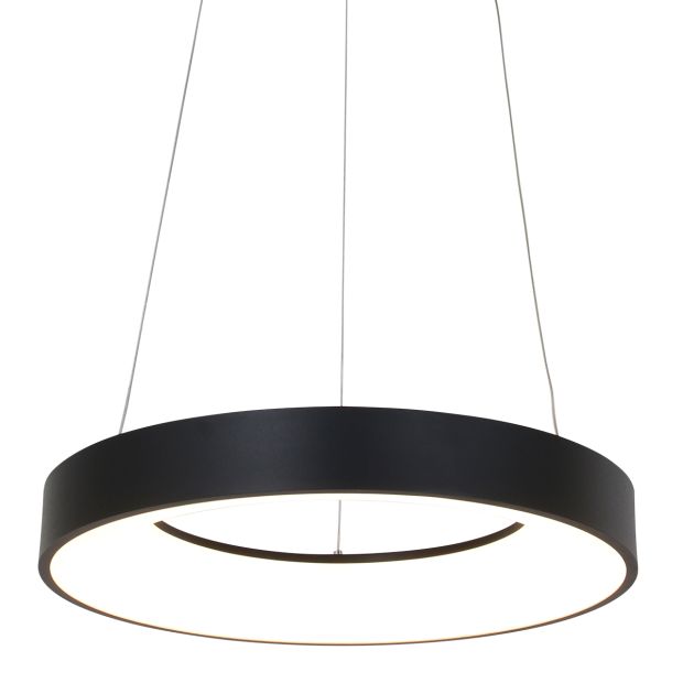 steinhauer Hanglamp Ringlede 2695ZW Zwart rond 48 cm