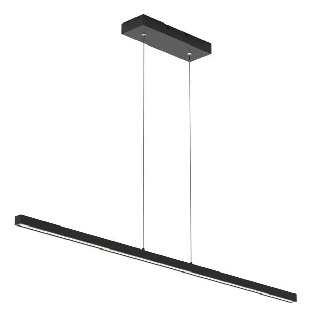 steinhauer Minimalistische zwarte hanglamp Danske 2745ZW 2000 Lumen