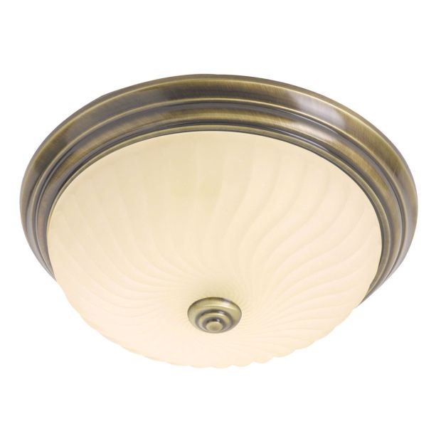 steinhauer Plafondlamp Ceiling & Wall 2779BR Brons Ø30 5 cm 2 x E27 fittingen