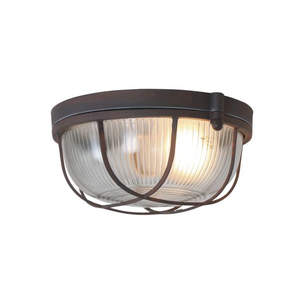 steinhauer Plafondlamp Lisanne 1342B Bruin met E27 fitting
