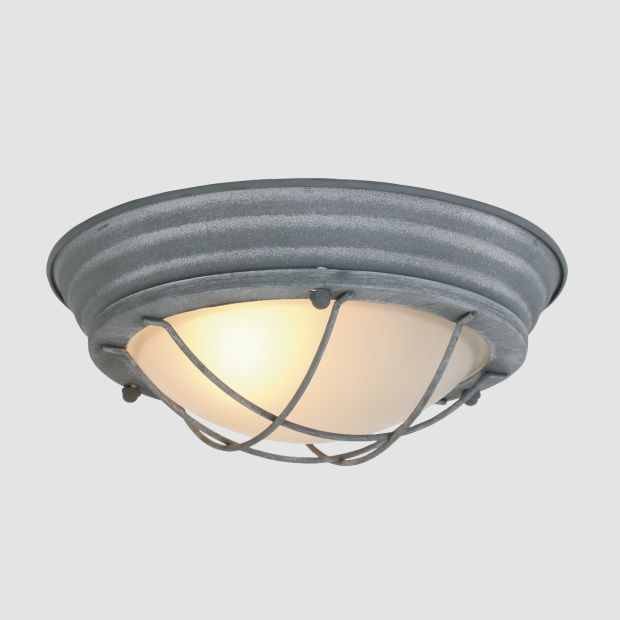 steinhauer Plafondlamp Lisanne 1357GR Grijs met E27 fitting