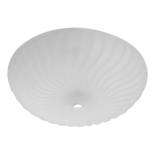 steinhauer Ribbel glas I06289S 25cm Mat wit voor 2779BR