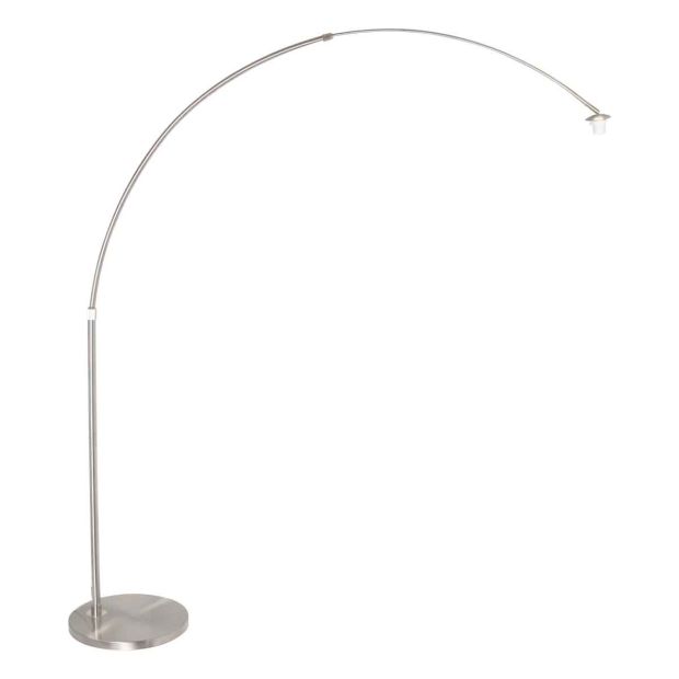 steinhauer Staal kleurige vloerlamp / booglamp Sparkled Light 7268ST zonder kap