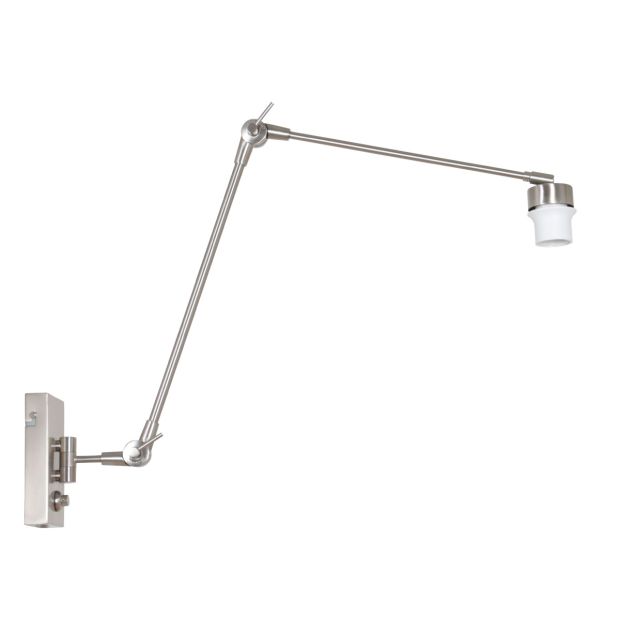 steinhauer Staalkleurige wandlamp Prestige Chic 7396ST zonder kap steinhauer Staalkleurige wandlamp Prestige Chic 7396ST zonder kap