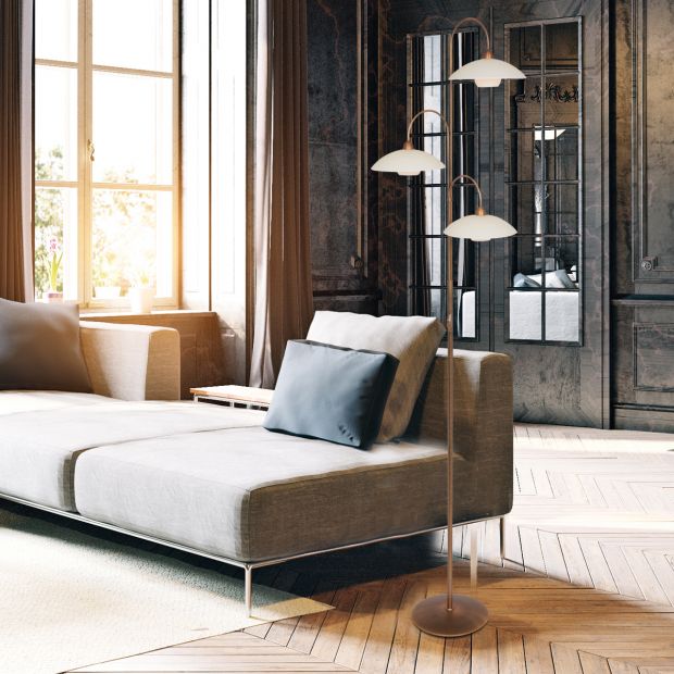 steinhauer Vloerlamp Sovereign Classic 2744BR Brons dimbaar