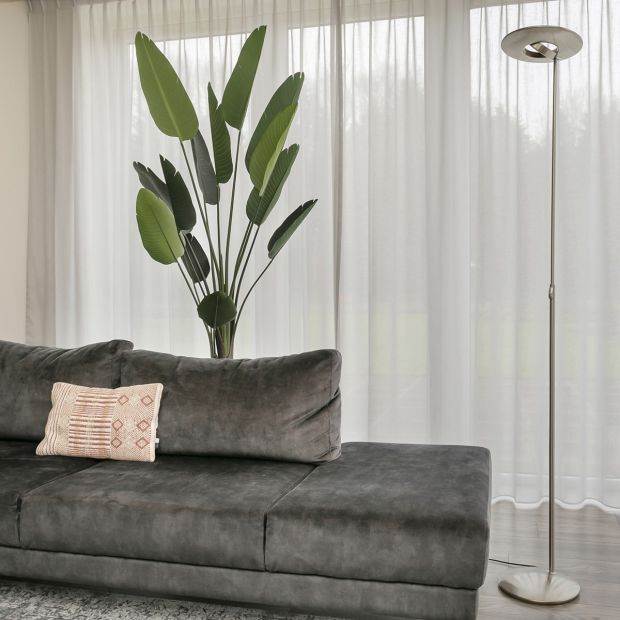 steinhauer Vloerlamp Zenith 1477ST Staal Lichtkleur instelbaar