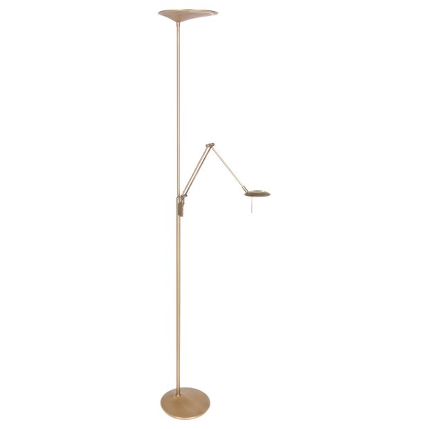 steinhauer Vloerlamp Zodiac 2107BR Brons Knik arm Dimbaar