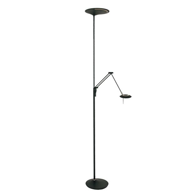 steinhauer Vloerlamp Zodiac 2107ZW Zwart Knikarm Dimbaar