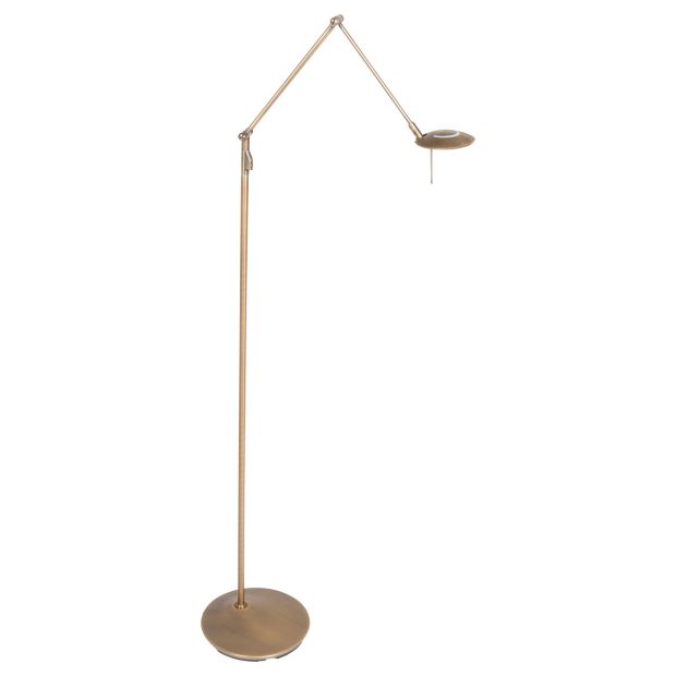 steinhauer Vloerlamp Zodiac 2108BR Brons met draaibare en knikbare arm