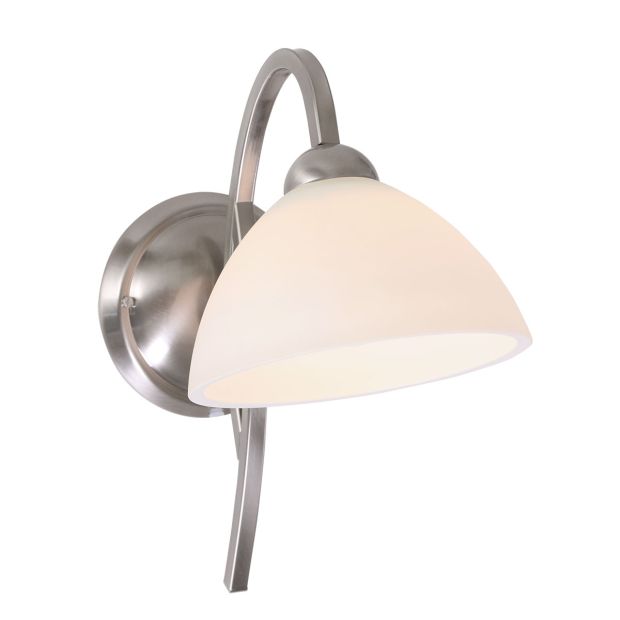 steinhauer Wandlamp Capri 6840ST Staal met aan/uit schakelaar steinhauer Wandlamp Capri 6840ST Staal met aan/uit schakelaar