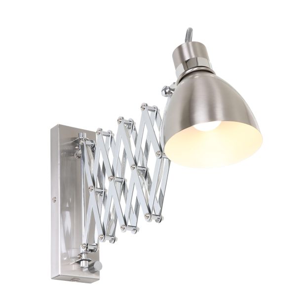 steinhauer Wandlamp Spring 6290ST Staal E27 fitting steinhauer Wandlamp Spring 6290ST Staal E27 fitting