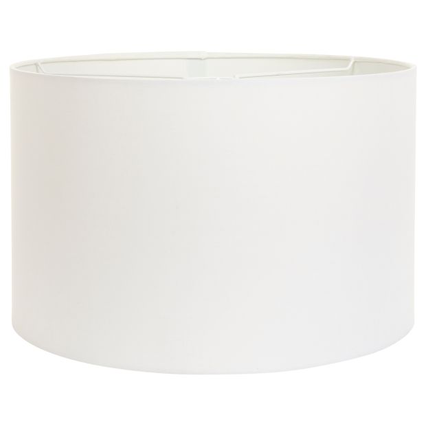 steinhauer Wit grof Linnen Lampenkap K7977QS Ø 40cm met E27 support