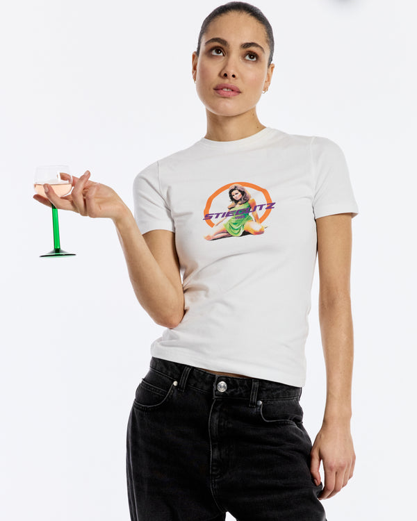 Stieglitz Aimee Shortsleeve Top | White