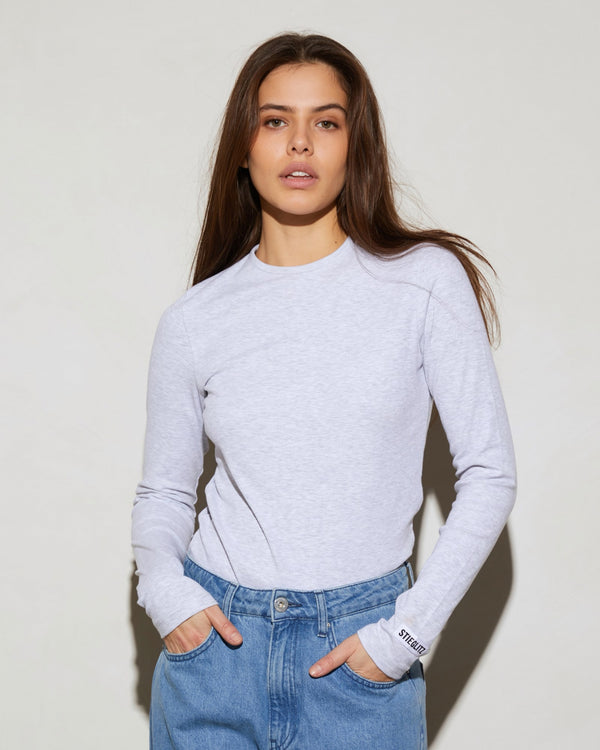 Stieglitz Basic Longsleeve | Melange grey