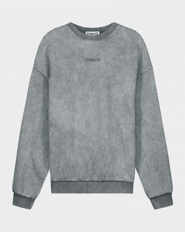 Stieglitz Basic Worn Out Sweater | Grey