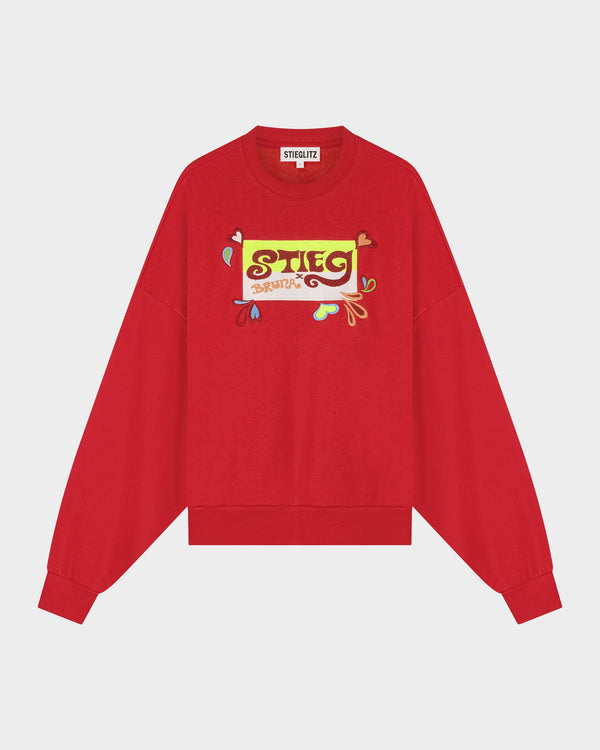 Stieglitz Beirut Oversized Sweater | Red