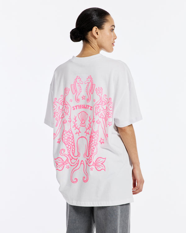 Stieglitz Celeste Oversized T-shirt | White