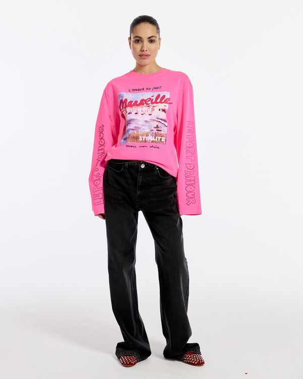 Stieglitz Jacobine Skate Longsleeve | Pink