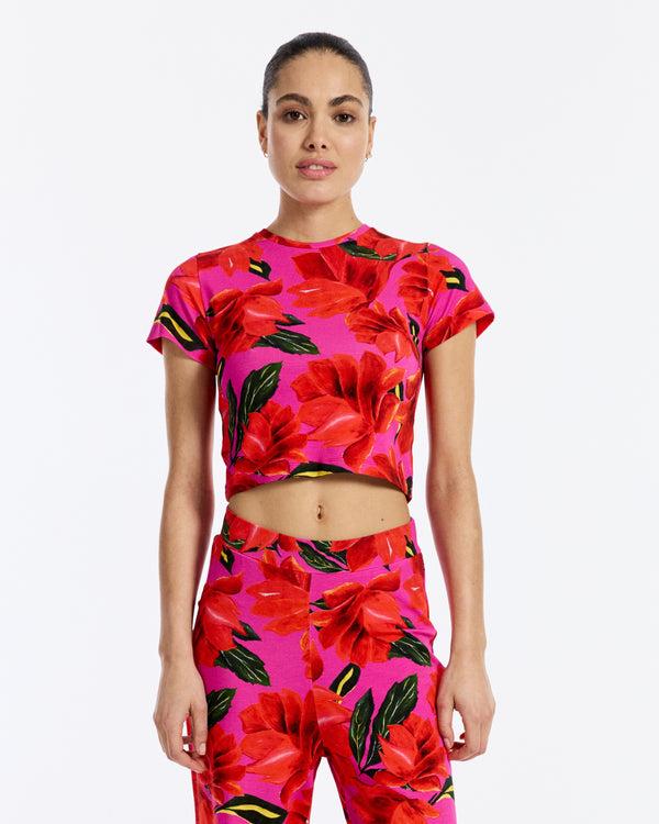 Stieglitz Marie Cropped Top | Red