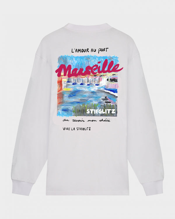 Stieglitz Monet Skate Longsleeve | White