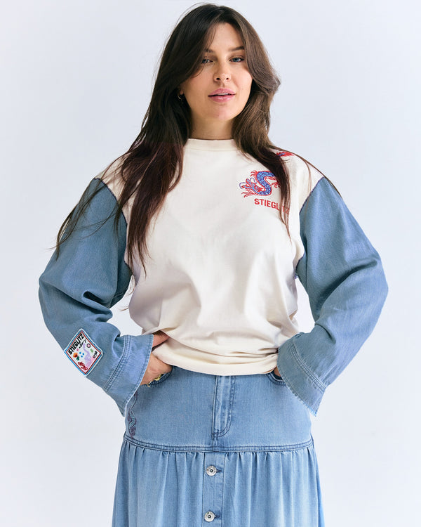 Stieglitz Suzi Skate Longsleeve | Off white