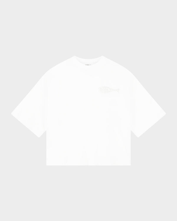 Stieglitz Tin Oversized Boxy T-shirt | White