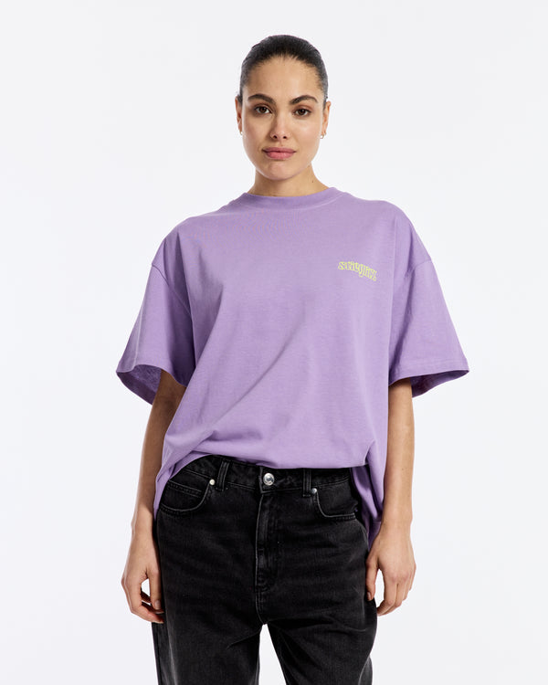 Stieglitz World Of Stieg Oversized T-shirt | Purple