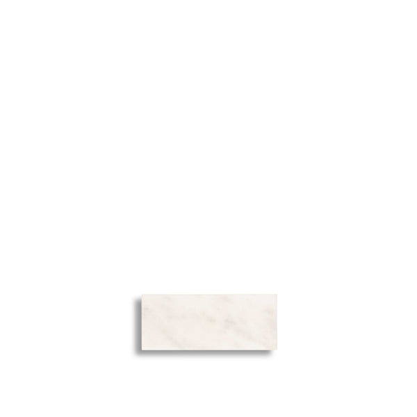 stoned Classic White Marble Rectangular Board XS - 10 5 x 25 cm