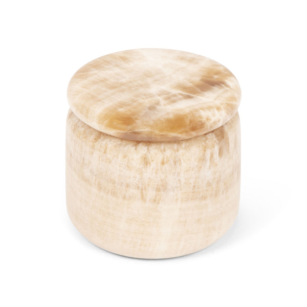 stoned Brown Onyx Deco Pot 'Honey 150'