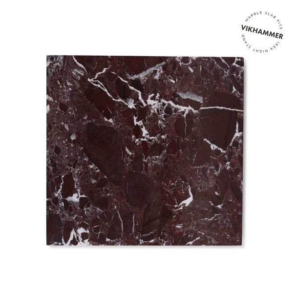 stoned Burgundy Marble Board 'Victor'