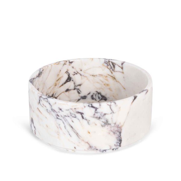 stoned Calacatta Marble Fruit Bowl