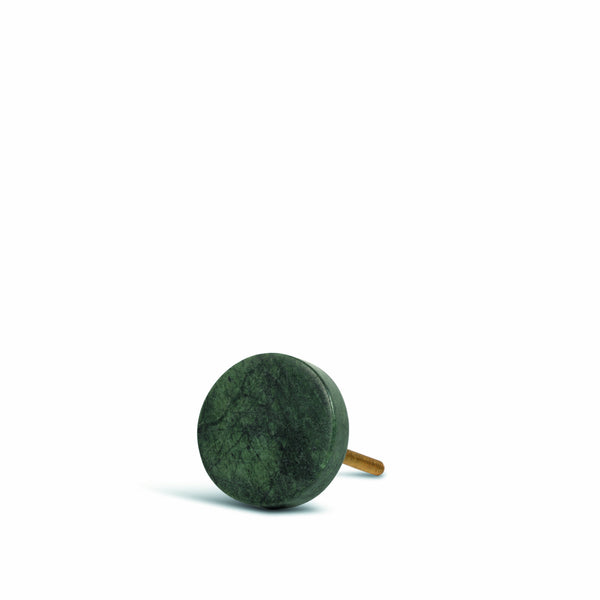 stoned Green Marble Round Door Knob