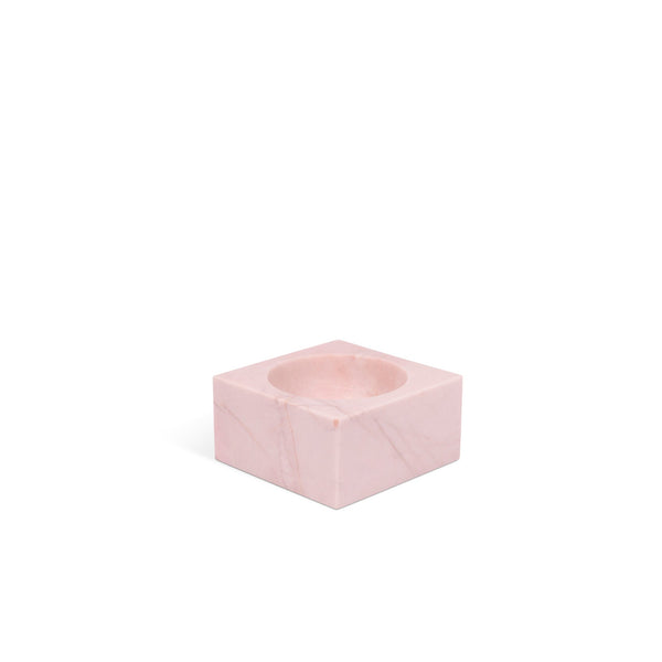 stoned Pink Marble Block Bowl