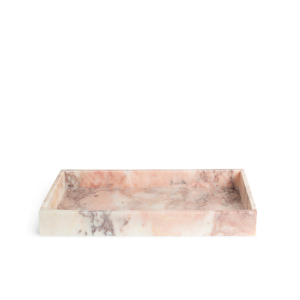 stoned Pink Marble Rectangular tray