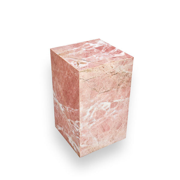 stoned Side table 'SOHO Prince' in Pink Marble