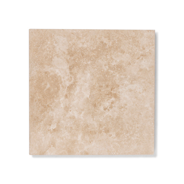 stoned Travertine Square Board L - 40 x 40 cm