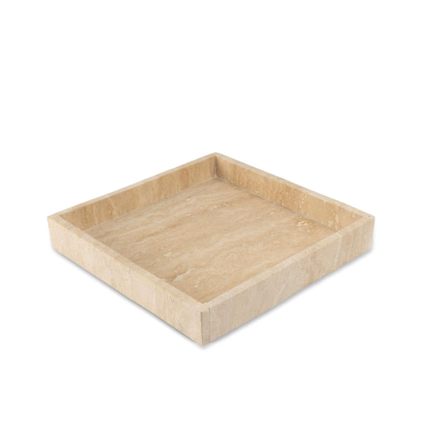 stoned Travertine Square Tray