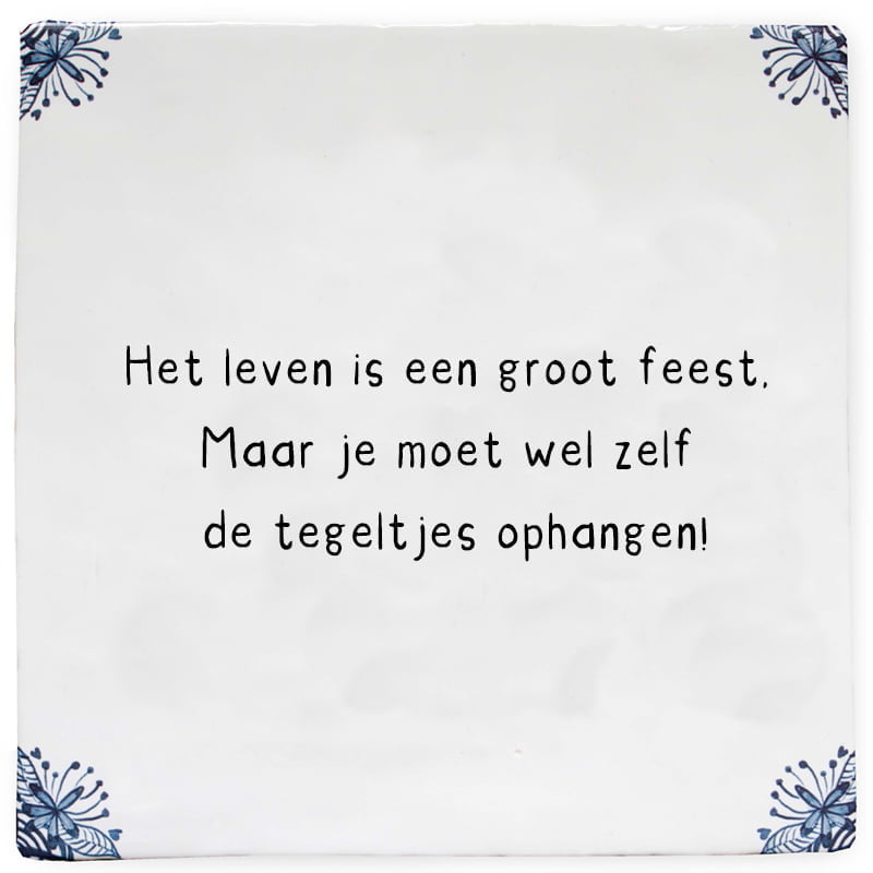 storytiles Iets liefs voor jou in Delfts blauw