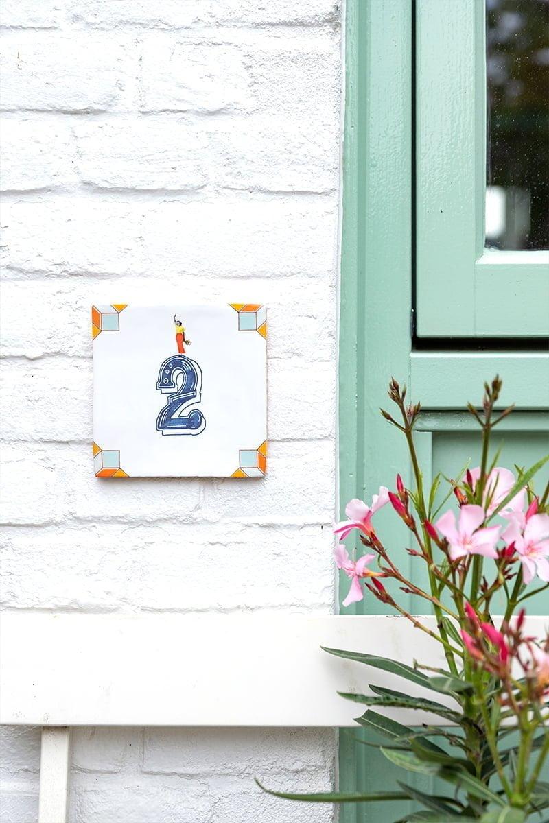 Storytiles Ophangplaatje Huisnummertegel