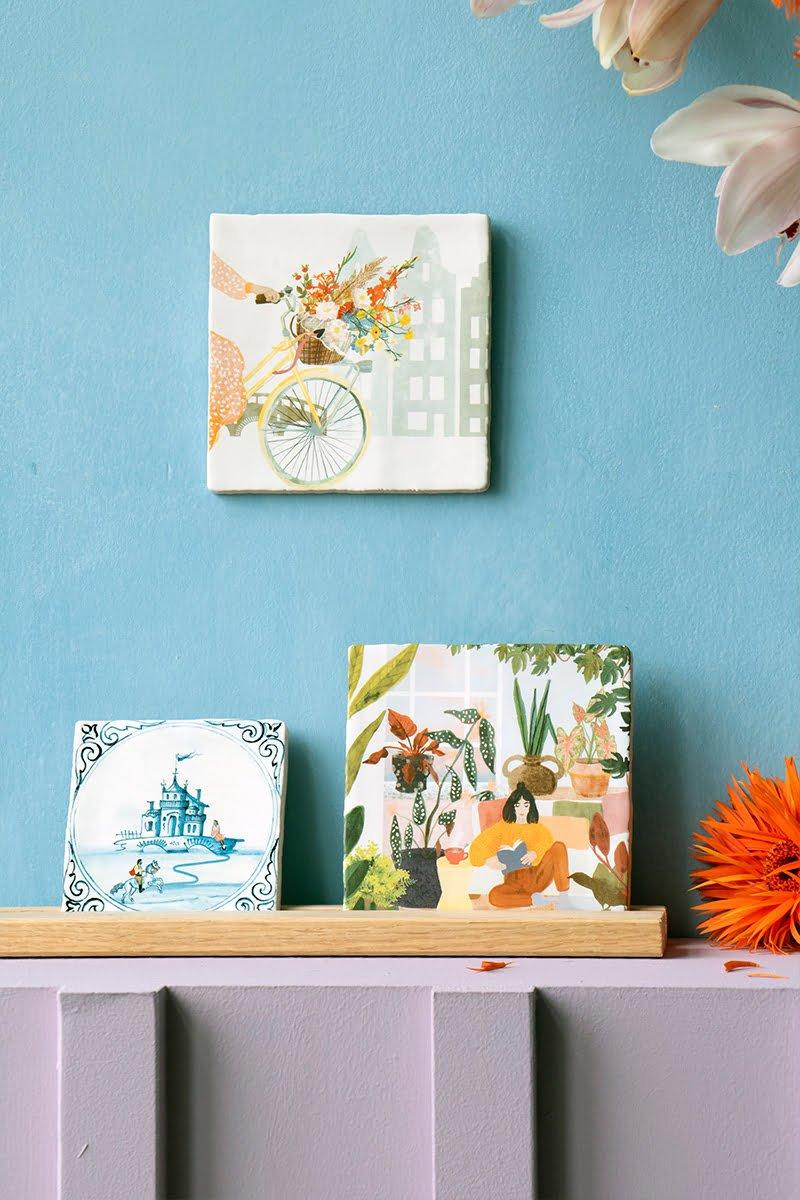 Storytiles Vrolijkheid In Een Fietsmand