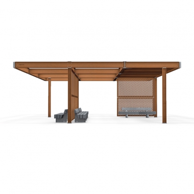 street life Plaza Shades