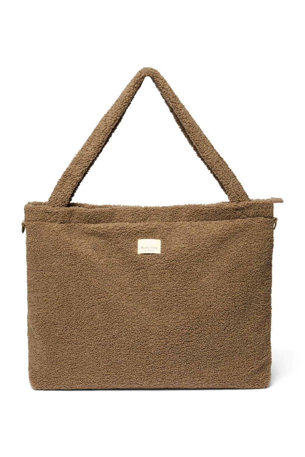 studio noos Brown Teddy Diaper Bag